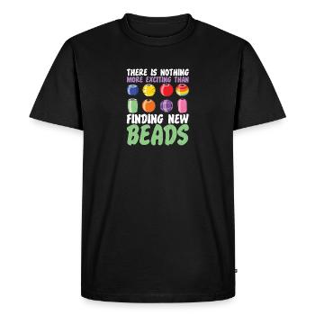 Search for new pearl jewelry manufacturers - Men's Premium Organic T-Shirt - black - Front - Nico (187cm)