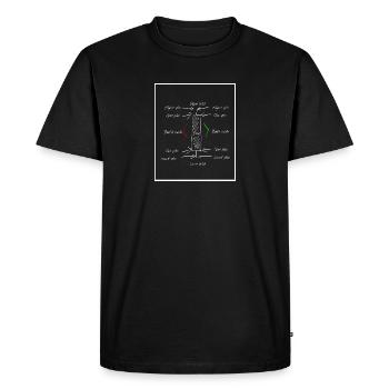Chandelier de Świecznik - T-shirt Premium bio Homme - noir - Devant - Nico (187cm)