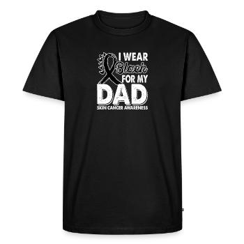 Wear black for the month of consciousness - Men's Premium Organic T-Shirt - black - Front - Nico (187cm)