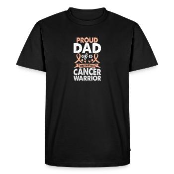Daddy of - Men's Premium Organic T-Shirt - black - Front - Nico (187cm)