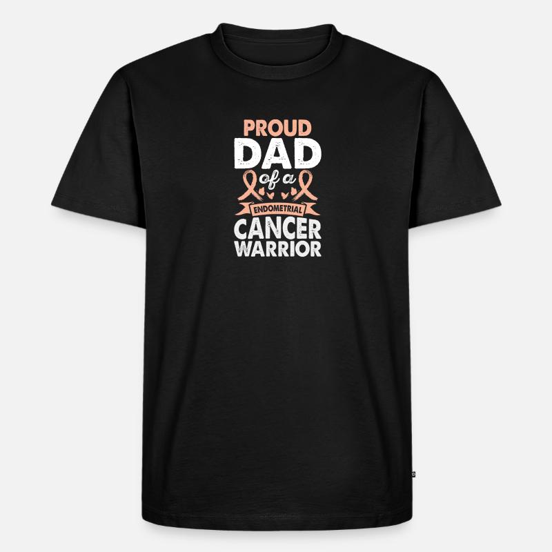 Papa Von - Männer Premium Bio T-Shirt - Schwarz