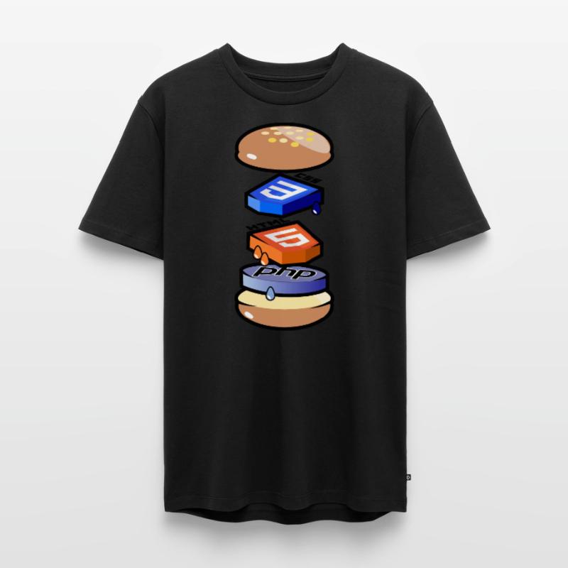 Programmeur informatique en Html, Css et Php T-shirt Premium bio Homme