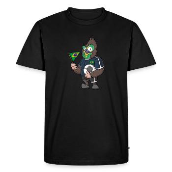Gorille brésilien - T-shirt Premium bio Homme - noir - Devant - Nico (187cm)