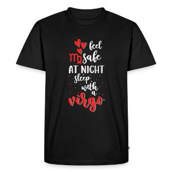 Horoscope Star Planet - T-shirt Premium bio Homme - noir - Devant - Nico (187cm)