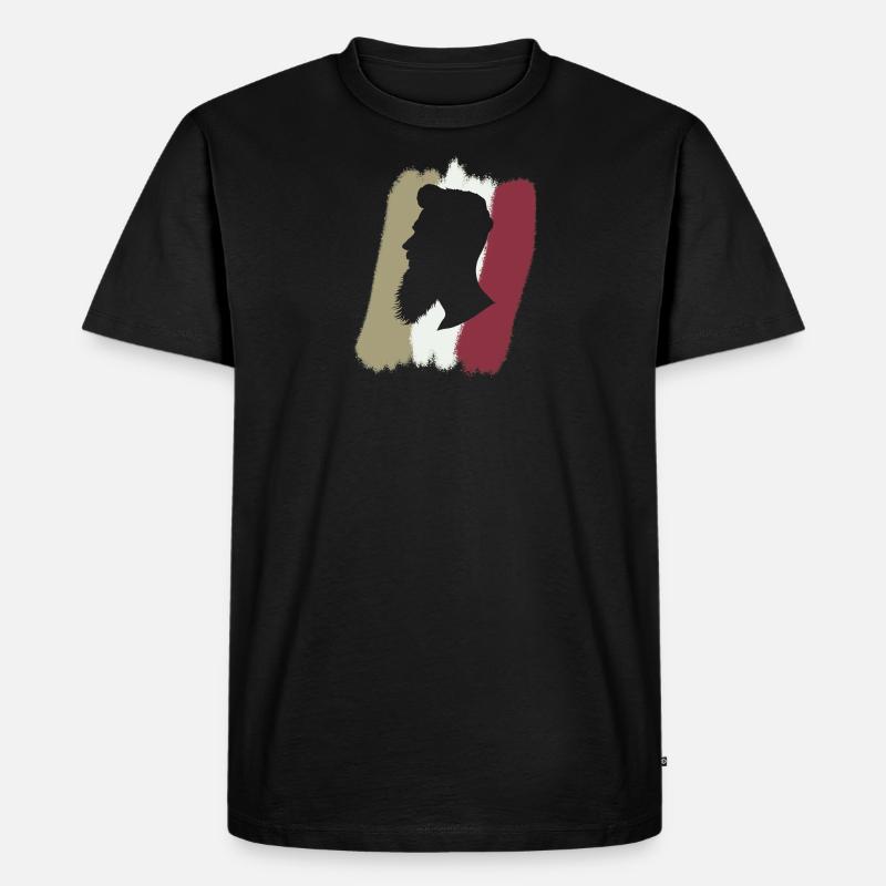 Bart November Baertig - Männer Premium Bio T-Shirt - Schwarz