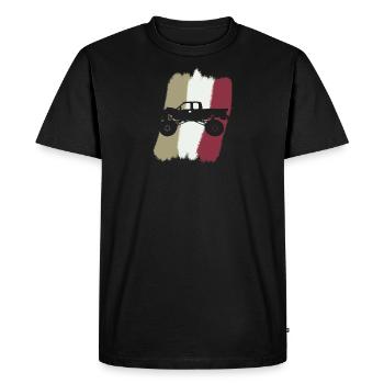 Monster Truck Terrain - Men's Premium Organic T-Shirt - black - Front - Nico (187cm)