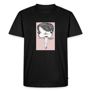 danseur - T-shirt Premium bio Homme - noir - Devant - Nico (187cm)