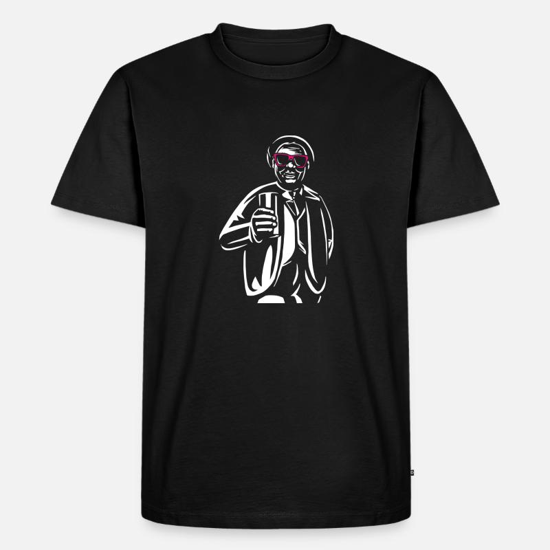 Mainzer Schoppenstecher - Männer Premium Bio T-Shirt - Schwarz