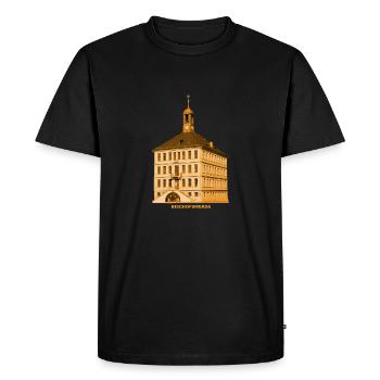 Bischofswerda Town Hall Upper Lusatia Saxony - Men's Premium Organic T-Shirt - black - Front - Nico (187cm)