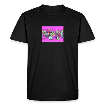 Vase - T-shirt Premium bio Homme - noir - Devant - Nico (187cm)