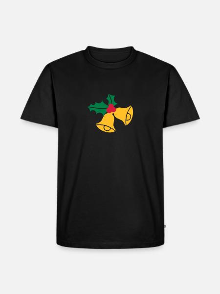 Bells Christmas - Men's Premium Organic T-Shirt - black