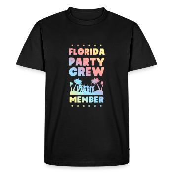 Équipe de fête en Floride - T-shirt Premium bio Homme - noir - Devant - Nico (187cm)