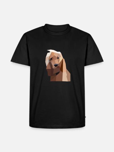 Cute Cocker Spaniel - Men's Premium Organic T-Shirt - black