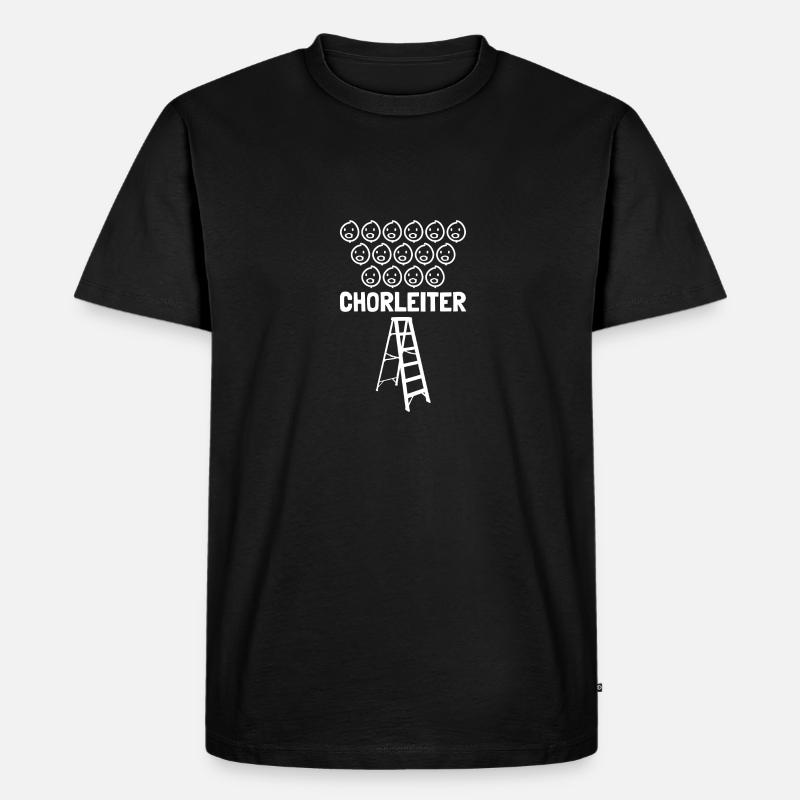 Dirigent Chorleiter Dirigenten - Männer Premium Bio T-Shirt - Schwarz
