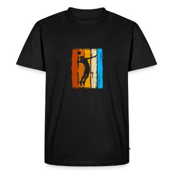 Fistball Fistball - T-shirt Premium bio Homme - noir - Devant - Nico (187cm)