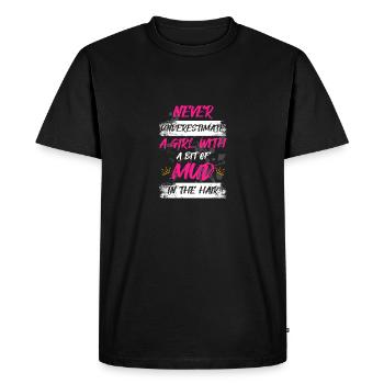 Un peu de boue Schlammlauf Mud Run Muddy Race - T-shirt Premium bio Homme - noir - Devant - Nico (187cm)