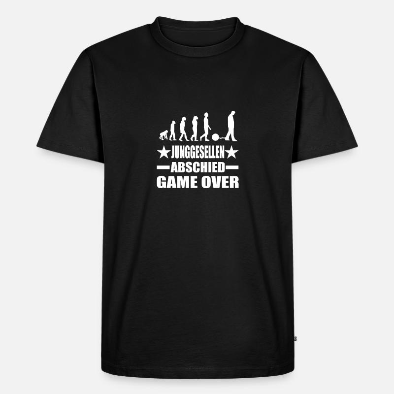 Junggesellenabschied - Männer Premium Bio T-Shirt - Schwarz