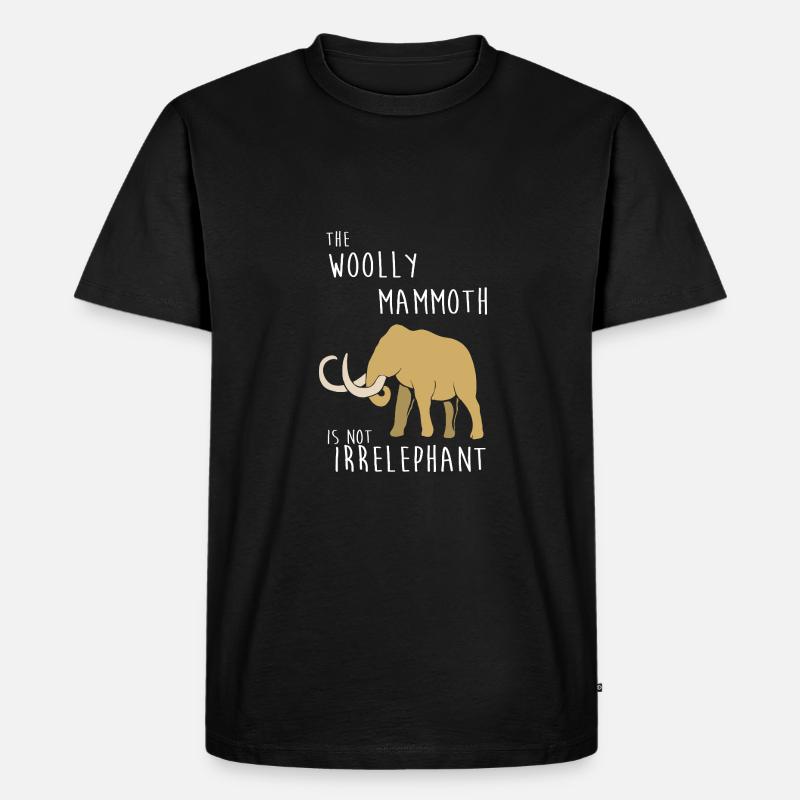Mammut - Männer Premium Bio T-Shirt - Schwarz