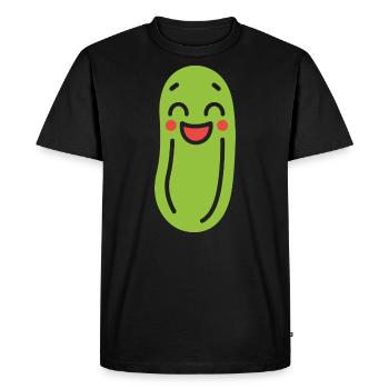 concombre - T-shirt Premium bio Homme - noir - Devant - Nico (187cm)