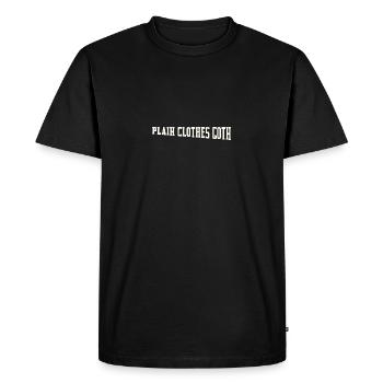 Plain Clothes Goth - Men's Premium Organic T-Shirt - black - Front - Nico (187cm)