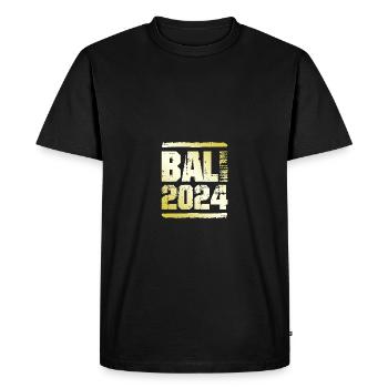 Bali 2024 Médaille d’or - T-shirt Premium bio Homme - noir - Devant - Nico (187cm)