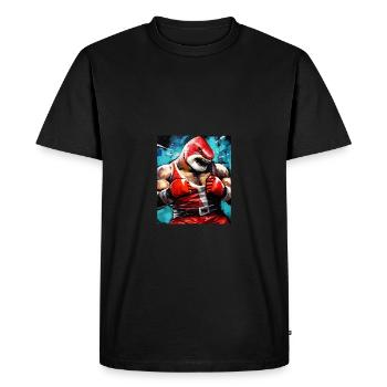 Shark Animal Boxer Boxing - T-shirt Premium bio Homme - noir - Devant - Nico (187cm)