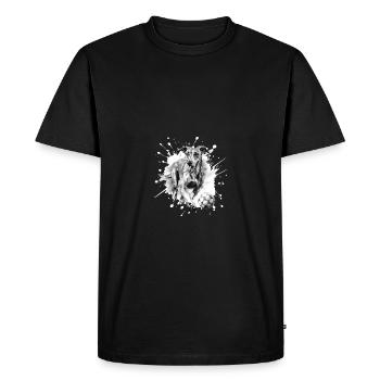 Greyhound Dog Soccer Équipe sportive - T-shirt Premium bio Homme - noir - Devant - Nico (187cm)