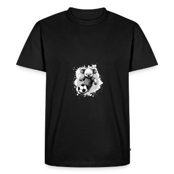 Koala Soccer Sports Team - Men's Premium Organic T-Shirt - black - Front - Nico (187cm)