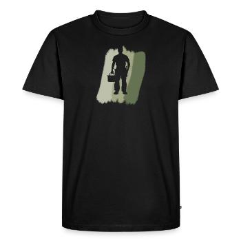 Plumber Plumber Screwdriver - Men's Premium Organic T-Shirt - black - Front - Nico (187cm)