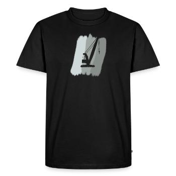 Construction site house construction - Men's Premium Organic T-Shirt - black - Front - Nico (187cm)