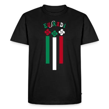 Euskadi croix Basque - T-shirt Premium bio Homme - noir - Devant - Nico (187cm)