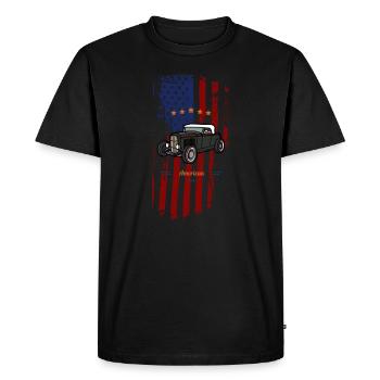 Hot Rod - T-shirt Premium bio Homme - noir - Devant - Nico (187cm)