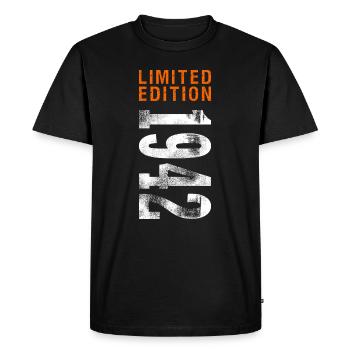 1942 born - Men's Premium Organic T-Shirt - black - Front - Nico (187cm)