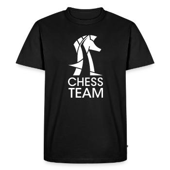 Chess Team Horse knight Club Club Team - Men's Premium Organic T-Shirt - black - Front - Nico (187cm)