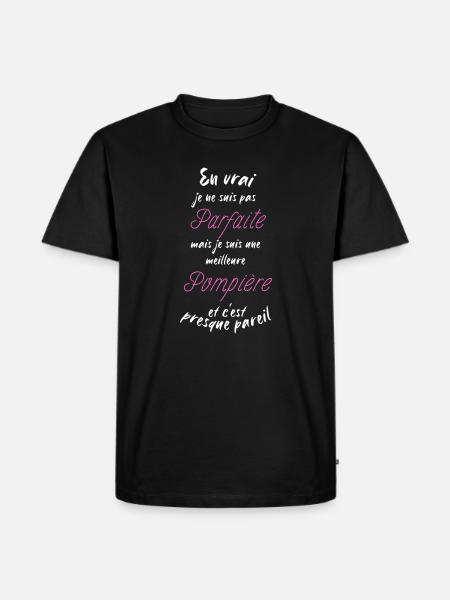 I'm the best Firefighter - Men's Premium Organic T-Shirt - black