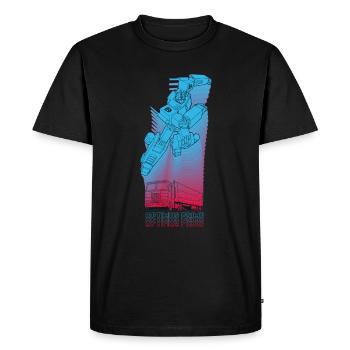 Transformers G1 Optimus Prime Camion Et Robot - T-shirt Premium bio Homme - noir - Devant - Nico (187cm)