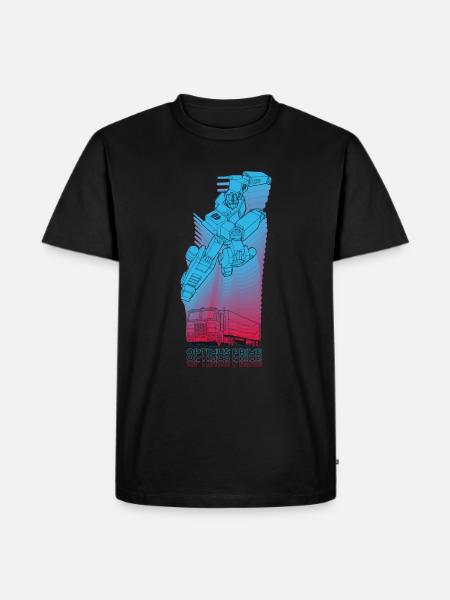 Transformers G1 Optimus Prime lastbil og robot - Herre Premium økologisk T-shirt - sort