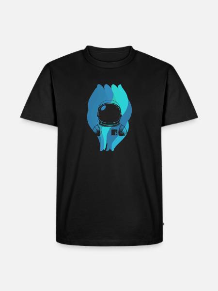 Planeten Weltraum - Männer Premium Bio T-Shirt - Schwarz
