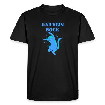 No buck cats at all - Men's Premium Organic T-Shirt - black - Front - Nico (187cm)