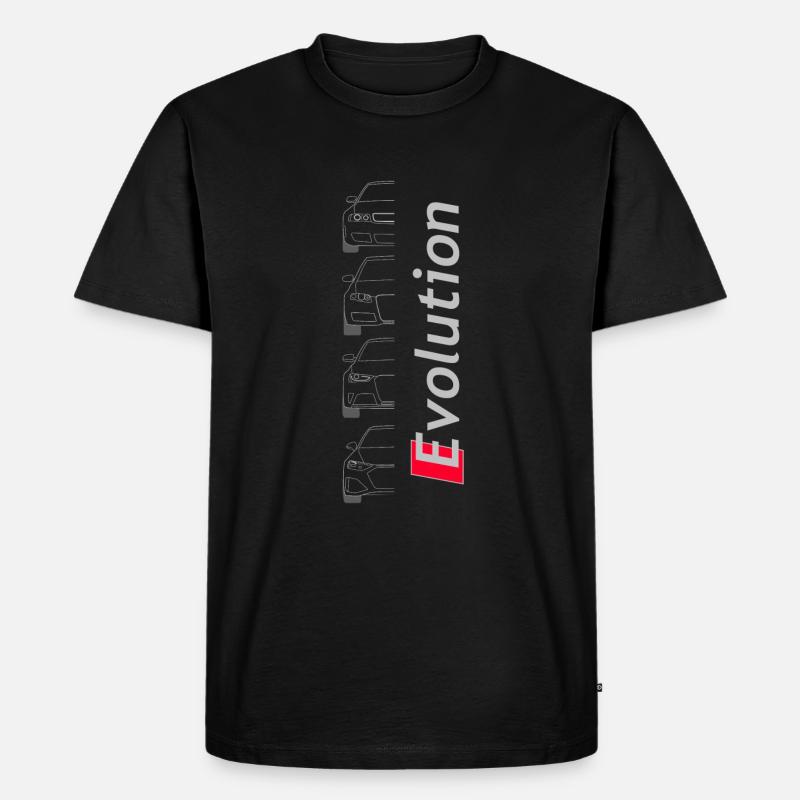 RS-Evolution - Männer Premium Bio T-Shirt - Schwarz