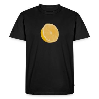 lemon - T-shirt Premium bio Homme - noir - Devant - Nico (187cm)
