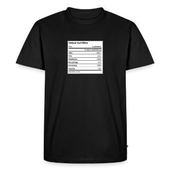 Composition Princesse - T-shirt Premium bio Homme - noir - Devant - Nico (187cm)