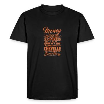 MONEY AND CHEVELLE Y - Men's Premium Organic T-Shirt - black - Front - Nico (187cm)