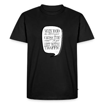 Paroles sur la maltraitance des animaux Les droits des animaux protègent - T-shirt Premium bio Homme - noir - Devant - Nico (187cm)