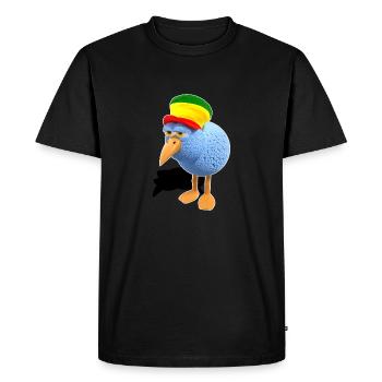 Reggae Bird Jesse - T-shirt Premium bio Homme - noir - Devant - Nico (187cm)