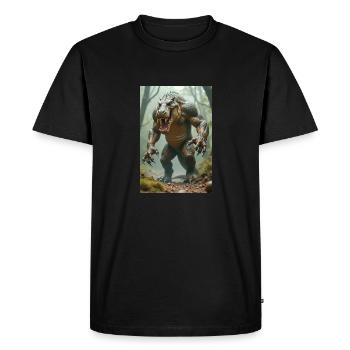Ammit, bête monstrueuse, attendant par les écailles de j - T-shirt Premium bio Homme - noir - Devant - Nico (187cm)