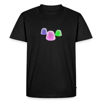 Gelée - T-shirt Premium bio Homme - noir - Devant - Nico (187cm)
