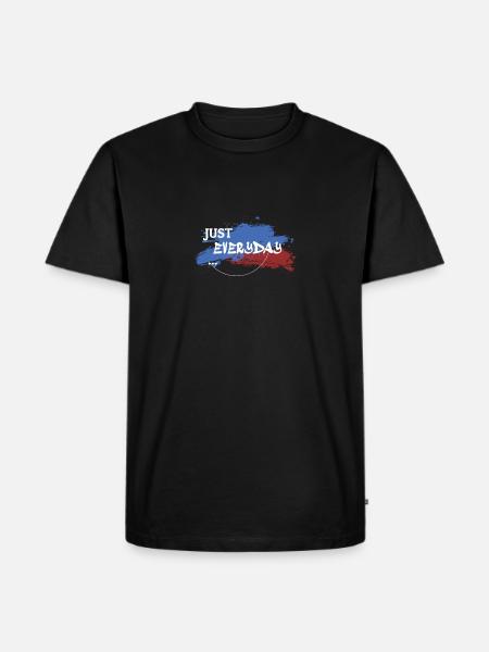 Just Everyday... - Männer Premium Bio T-Shirt - Schwarz
