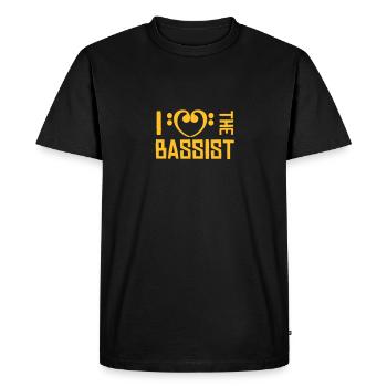 I love the Bassist - T-shirt Premium bio Homme - noir - Devant - Nico (187cm)