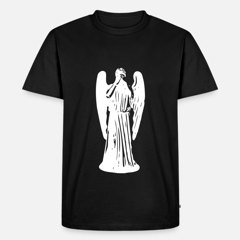 Don't Blink - Männer Premium Bio T-Shirt - Schwarz